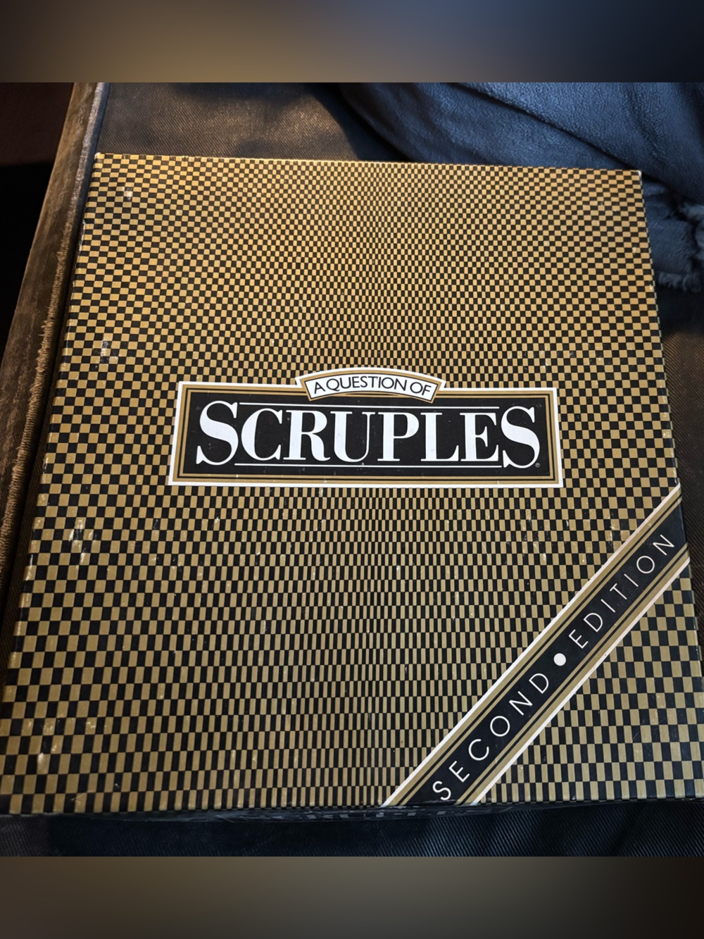 Vintage 80s Scruples Second Edition Game Box